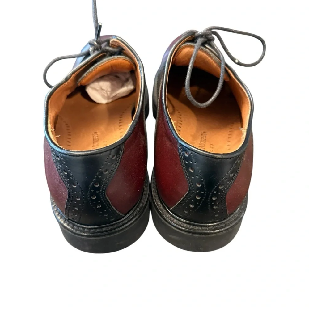 Johnston & Murphy Passport Burgundy Black Oxfords 20-2801‎ Men's Shoes size 8.5